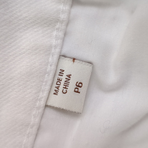 Coldwater Creek Knit Denim Jeans White P6 - Picture 8 of 11